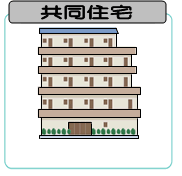 イラスト:共同住宅