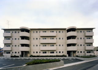 写真1：東野住宅A棟　北側